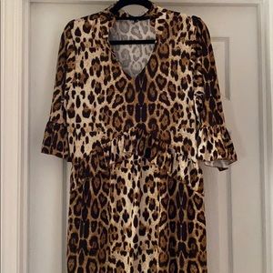 Cheetah print dress